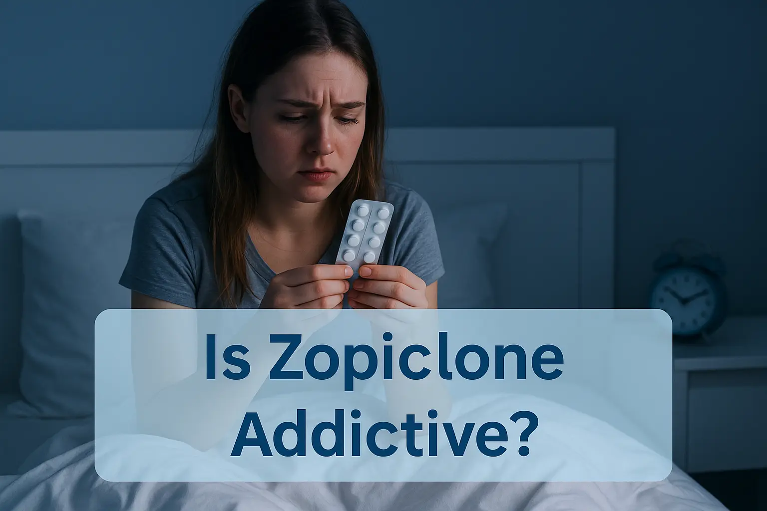 Split image showing tired person with sleep medication dependence versus peaceful sleep recovery