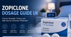 Zopiclone Dosage Guide UK Correct Strength, Timing, and Safe Use for Insomnia Treatment