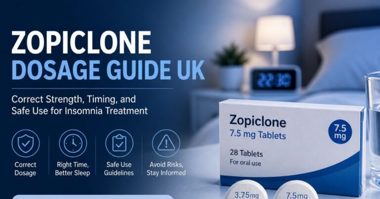 Zopiclone Dosage Guide UK Correct Strength, Timing, and Safe Use for Insomnia Treatment