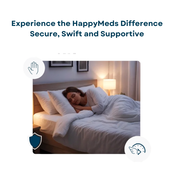 Experience the HappyMeds Difference Secure Swift and Supportive - Home